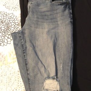 Kit for Kloth Boyfriend ripped jeans.